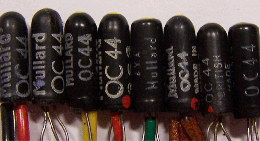 Mullard Germanium OC44 Transistors